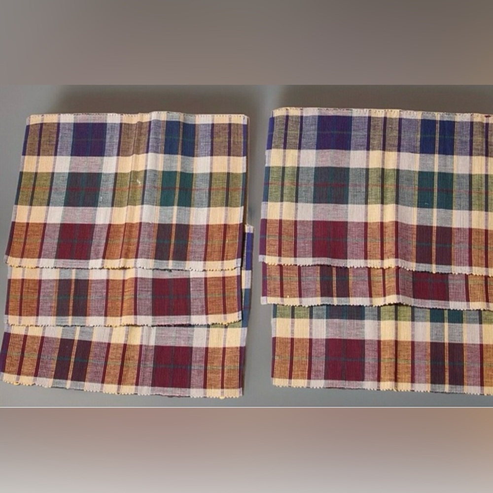 Jewel Colored Woven Placemats, Set of 6
